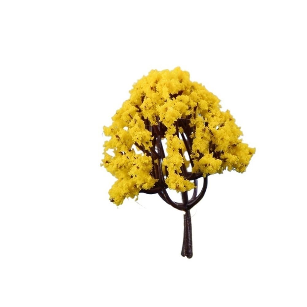 Landscape Greenery Landscape Decorative Tree, Resin Crafts Bonsai Garden Terrarium Accessorie(Wheat)