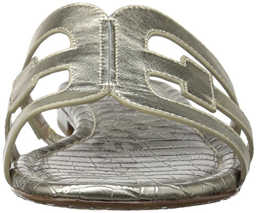 Sam Edelman Women’s Bay Classic Slide Sandal, Jute Metallic Leather,8 #TOP1