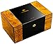 BOCbco Humidor Zigarrenkiste Zigarrenetui Zigarrenhumidor Desktop-Zigarren-Humidor Rechteckiger Luftbefeuchter Mit Tablett Und Verstellbarer Trennwand 150 Zigarren