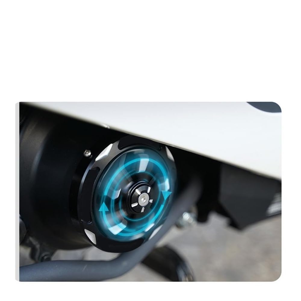 Couvercle De Ventilateur De Moteur De Moto En Alliage D'aluminium