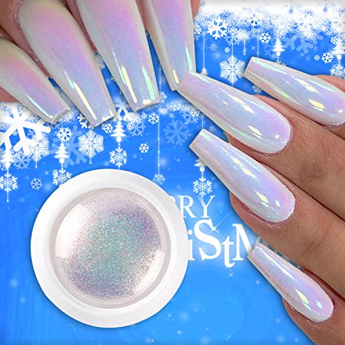 1 Box Holographic Nail Glitter Powder Rainbow Color Neon Effect Nail Art Flakes Decoration Chrome Nail Dust Tip Manicure #TOP6