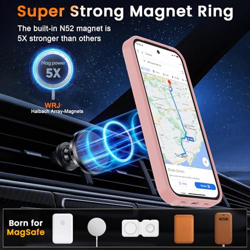 Image of WRJ Magnetic Case for Google Pixel 10a 6.3-Inch, Pink