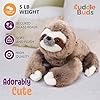 Cuddle Buds 5lbs Weighted Sloth Stuffed Animal for Sensory Needs, 20'' Sloth Plush Large, Weighted Stuffed Animals for Adults, Soft Plush Toy Gift for Kids and Adults, Giant Plushies #3