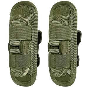 Mucher 2er Pack Taktische Taschenlampenholster