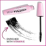 wet n wild Mascara Mega Volume - Vitamin E Enriched Volumizing, Smudge-Resistant Formula, Cruelty-Free, Gluten-Free, Sulfate-Free & Vegan - Black - Image 5