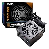 EVGA 750 BR Power Supply, 80+ Bronze 750W, 3 Year Warranty