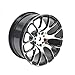 LAFEINA Aluminum Alloy Wheel Rims for 1:10 RC Drift On-Road Racing Car Touring Upgrade Parts (Black)
