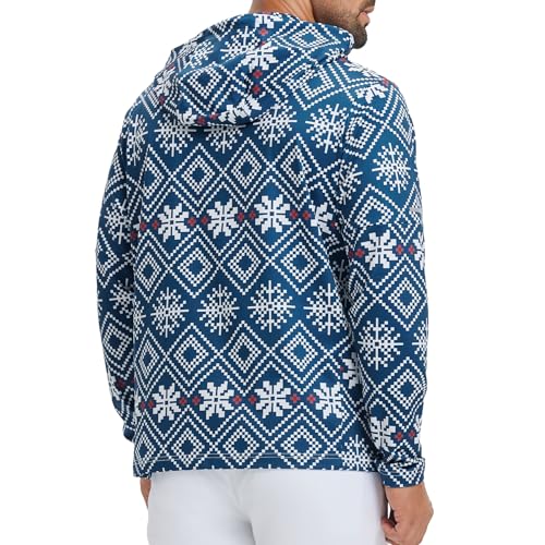 Image of M MAELREG Hoodies for Men Golf Fleece Hooded Sweatshirts Dry Fit Athletic Lightweight Casual Midlayer Mens Hoodies Pullover