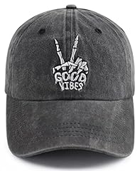 Good Vibes Embroidered Black
