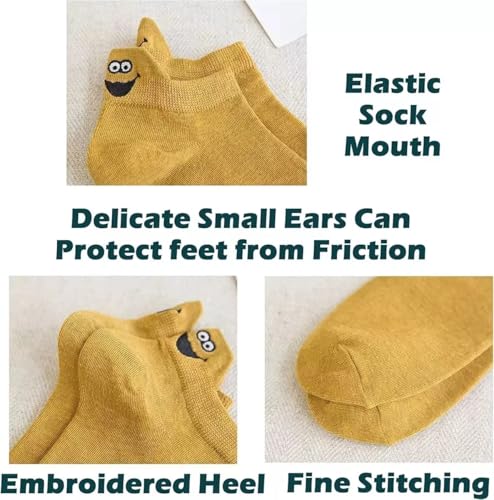 10 Pares Meias Smiley Face De Meias Divertidas Para Mulheres