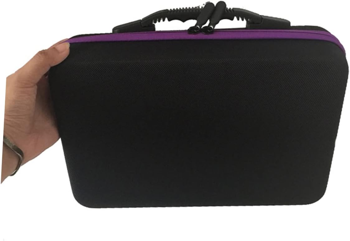 Bottle Storage Case Portable Travel Organizer for Bottles Shockproof Zipper Design for Enthusiasts Random Color