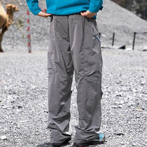 XYXIONGMAO Men's Black Streetwear Joggers Loose Techwear Pleated Overalls Hip Hop Casual Sweatpants Multi-Pocket Cargo Pants4