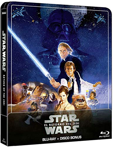 Star Wars Ep VI: El retorno del Jedi (Edición remasterizada) - Steelbook 2 discos (Película + Extras) [Blu-ray]