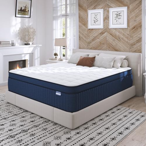 SUAYEA California King Mattress, 12 Inch Cal King Size Mattress in a Box, Medium Firm Pocket Spring...