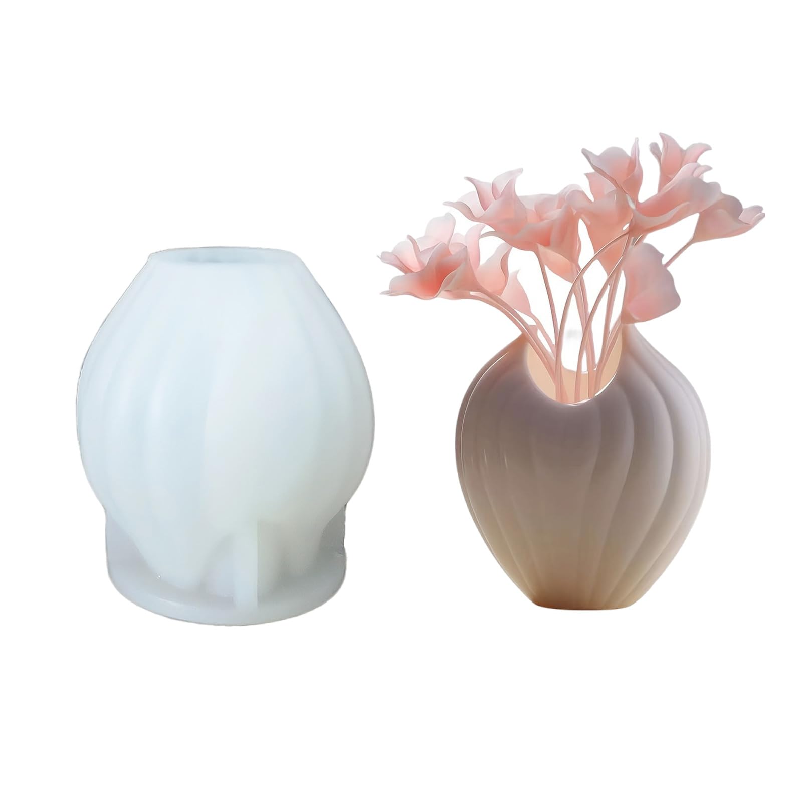Kaeltsyn Silicone for Making Beautiful Shell Shaped Flower Pots and Holder Ideal for Gift Giving Crafting