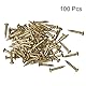 QUARKZMAN Kleine winzige Messingnägel 1,5x10mm für DIY Dekorative Bilder Holzkisten Haushaltszubehör 100 Stück