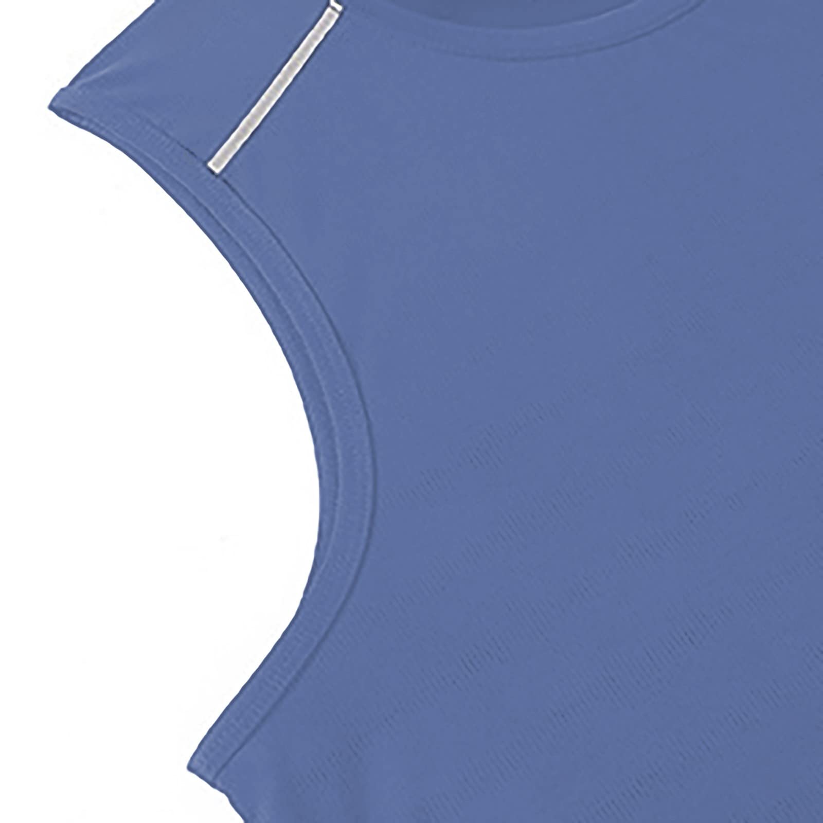Canottiera Palestra Uomo Estiva Canotta T Shirt Divertenti Camicie Manica Lunga Cotone Scollo a V Maglietta Bianca