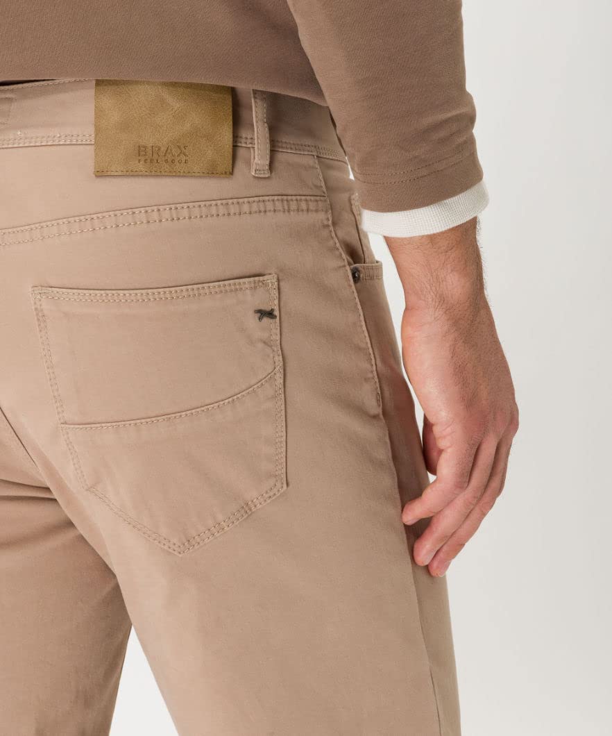 BRAX Straight Fit Hose Cadiz Cotton Satin Stretch Nachtblau