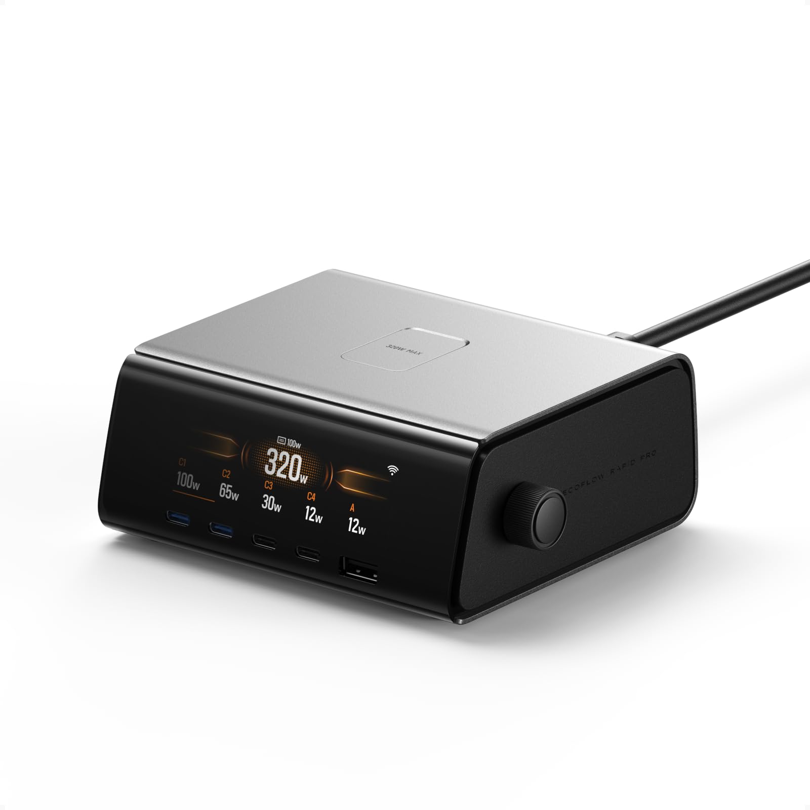 未開封　EcoFlow RAPID Pro 320W GaN 急速充電器 Amazon | EcoFlow RAPID Pro 320W GaN 急速充電器【5ポート（USB-C*4