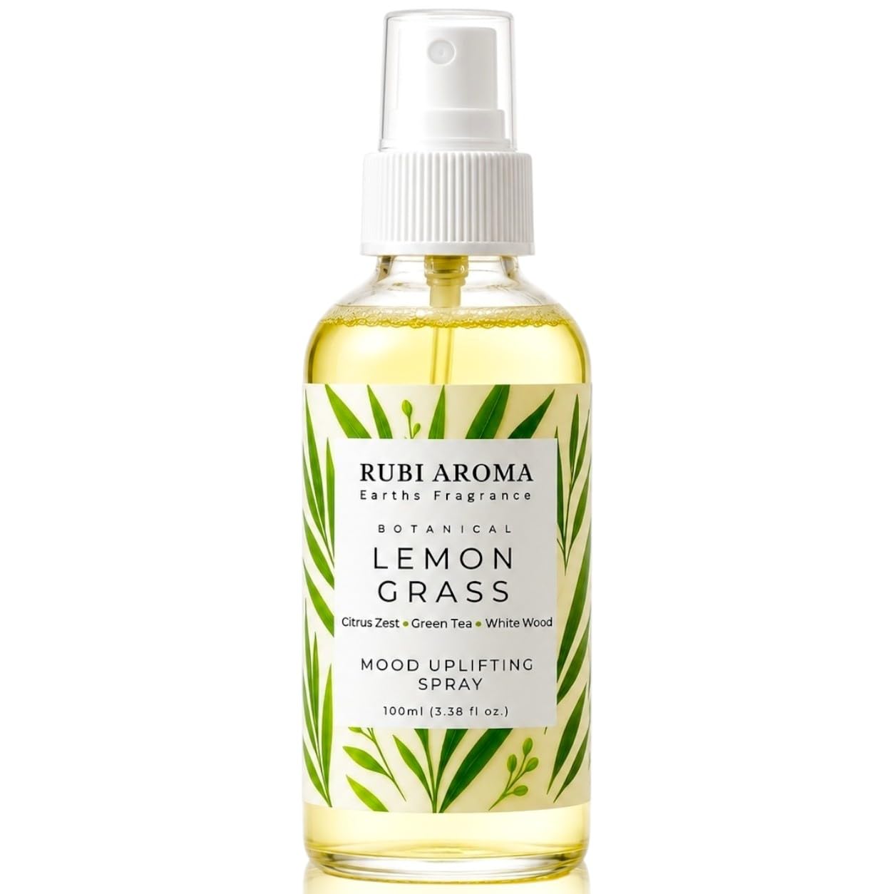 Rubi Aroma Lemongrass Air Freshener Spray | French-Inspired, Fresh & Floral Natural Lemongrass Fragrance | Made with 100% Natural Essential Oil | Long-Lasting Scent for Home, Office, Car-image-27