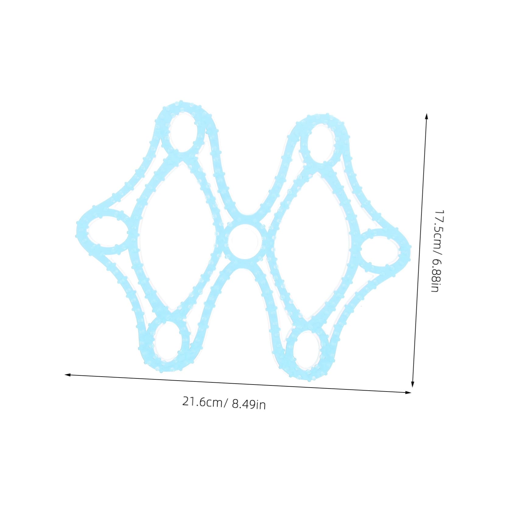 Luxshiny Cycling Silicone Inner Pads Helmet Inserts Ventilated Design Heat Insulation Even Pressure Relief Hair Saving Universal for