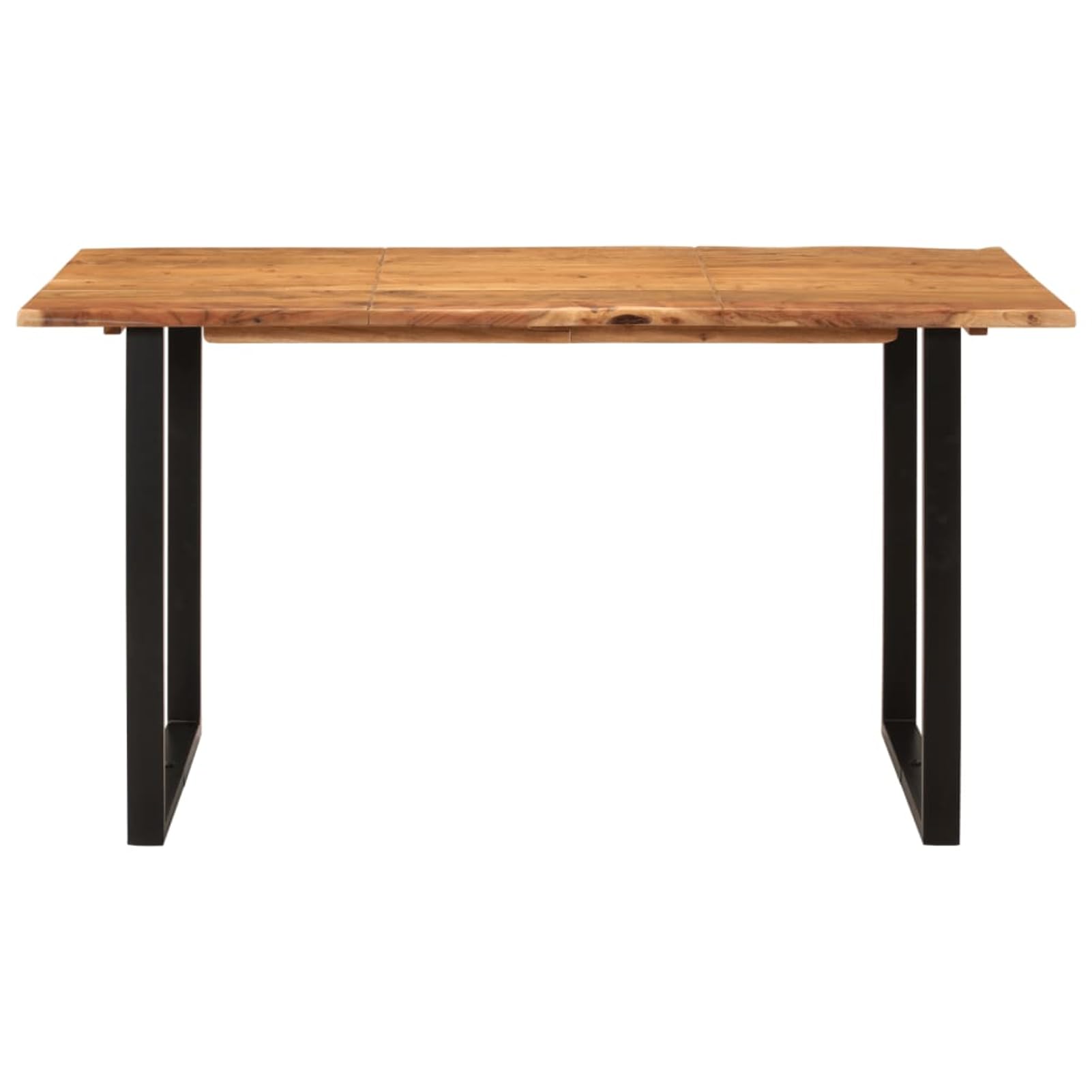Homgoday Mesa de Comedor de Madera Maciza de Acacia 140x70x76 cm Mesa Comedor nordica Madera Comedor Desayuno Muebles Comedor Mesa