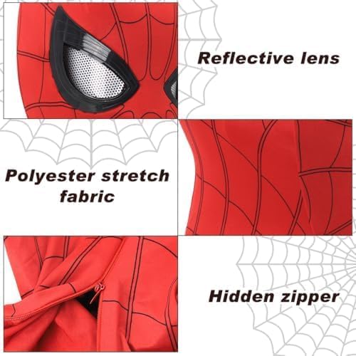 Image of Kids Superhero Full Face Stretchable Cosplay Mask Costume.