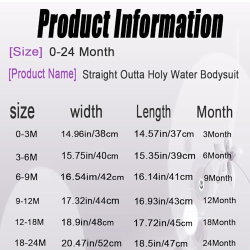 Straight Outta Holy Water Bodysuit, Cute Matching Family Outfits, Funny Boys Girls Short Sleeve Jumpsuit Outfits3