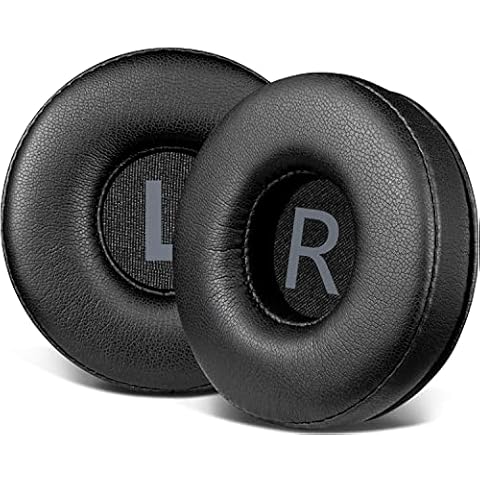SOULWIT PU Ear Pads Replacement for JBL Tune 600BTNC/500BT/510BT/JR300, for Sony WH-CH500/CH510/MDR-ZX110/ZX330/V150/V250/DR-BTN200, for Sennheiser HD25/HD250BT/HMD 25/Urbanite On-Ear, for AKG Y50/Y55 Cover