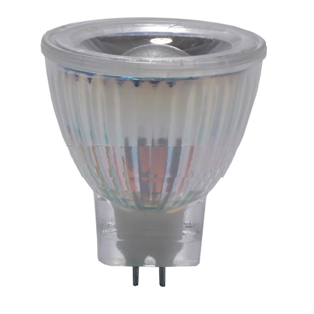 1fortunate 20 piezas por paquete, Mini luz LED COB MR11/GU10 35mm 3W AC220V bombilla de foco LED lámpara LED GU4(Warm White,MR11)