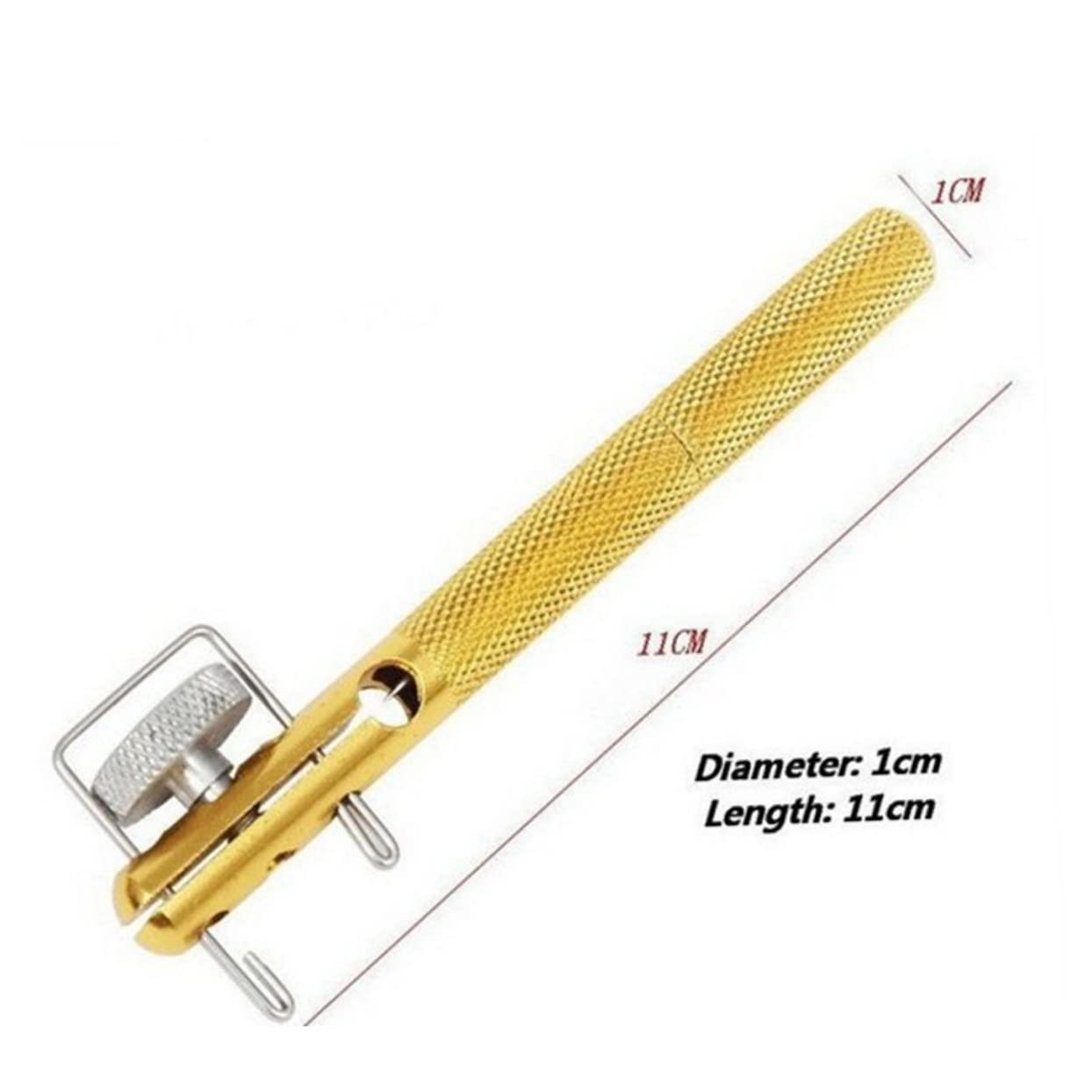 ifundom 2pcs Metal Fishing Line String Knotter for Fly Knot Tying Tool Fishing Hook Setter Line Tyer Portable Hook Tool