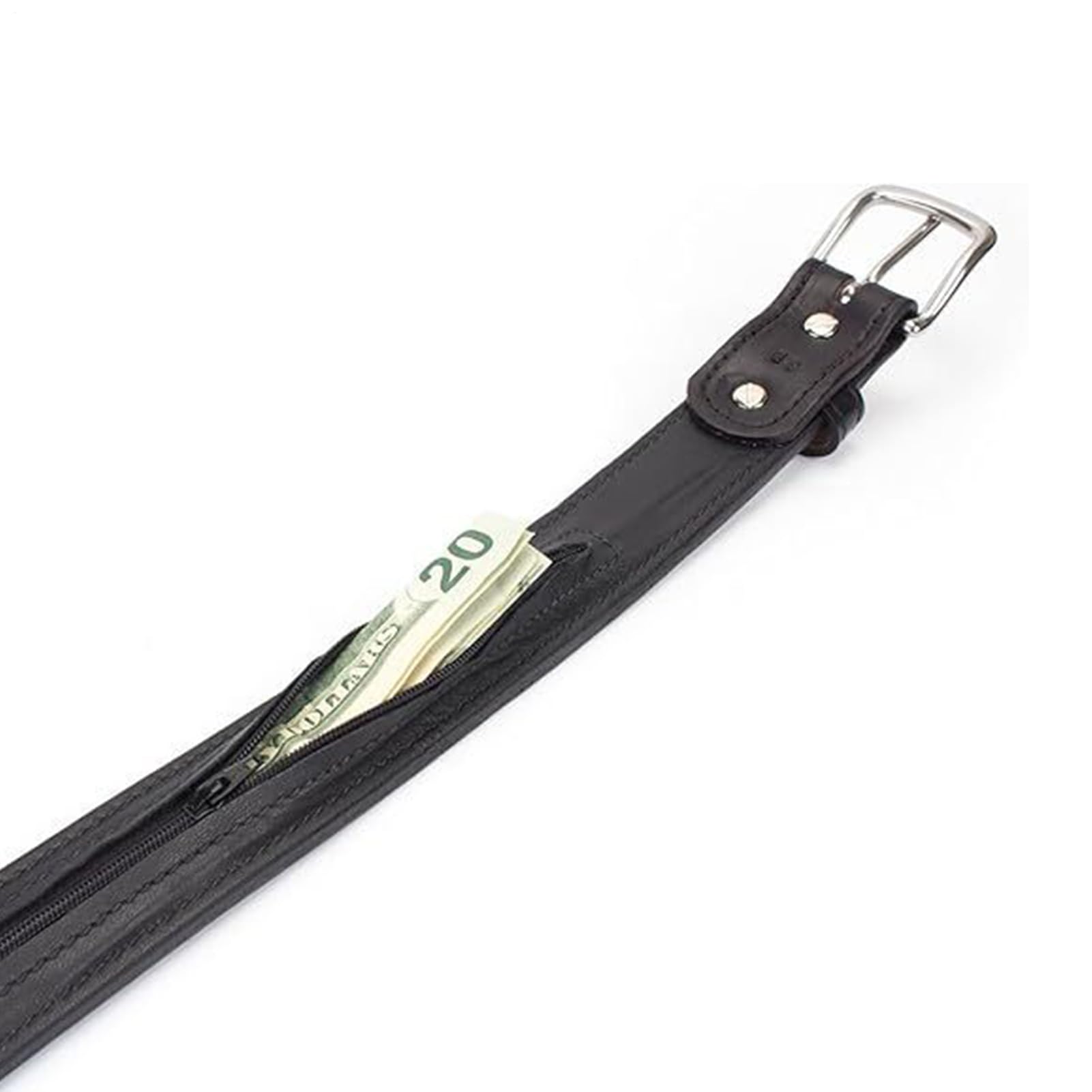 Leder Geldgürtel Für Männer Gürtel zum geheimen Verstecken von Geld | Zubehör zur sicheren Aufbewahrung von Bargeld und Wertsachen für Männer und Familienmitglieder