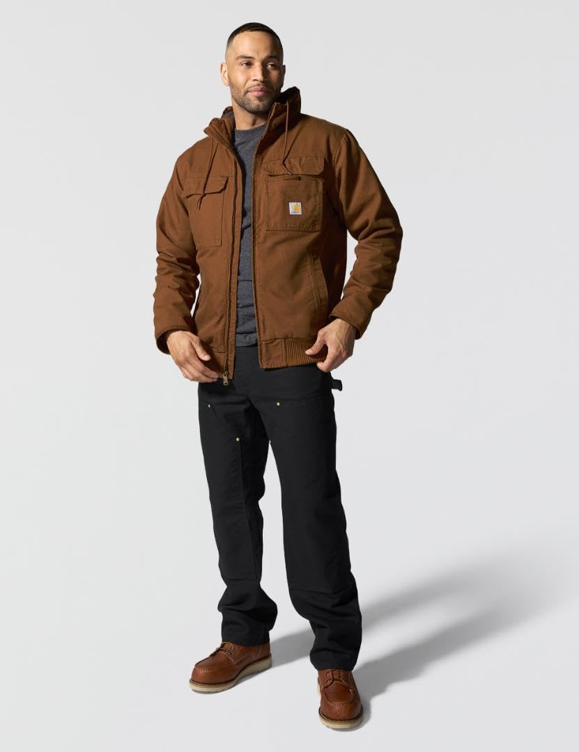 Carhartt Herren J140 Active Jac mit Lockerer Passform, Isoliert, mit Flanell Gefüttert Jacke