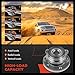 A-Premium Wheel Bearing and Hub Assembly Compatible with Volkswagen & Audi - 2006-2018 - Jetta Passat Golf Tiguan CC Eos GTI Rabbit A3 A3 Quattro TT TT Quattro