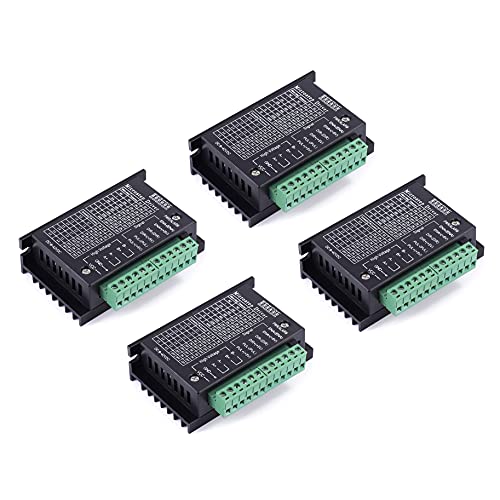 Songhe TB6600 4A 9-42V Stepper Motor Driver CNC Controller, Stepper Motor Driver Nema tb6600 Single Axes Hybrid Stepper Motor for CNC ï¼ˆIron caseï¼‰4pcs