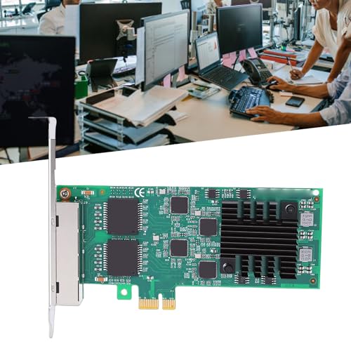 Tarjeta de Red Zunate PCI Express NIC, Adaptador de Red PCIe x1 con 4 Puertos, Velocidad 5 GT/s 82574, RJ45, Diseño de Bajo Consumo, para Servidores, Desktops e Industrial miniatura 2