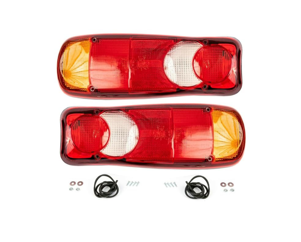 Feux arrière de camionnette et pneu remorque universels 12V-24V avec ampoules incluses