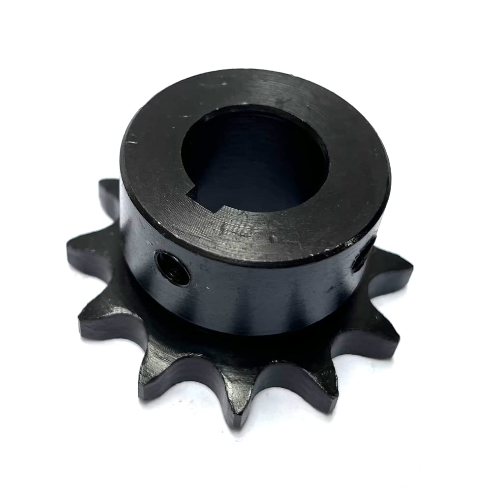 Pignone per catena a rulli #40, tipo B, foro da 3/4", antiruggine, temprato, 12 denti