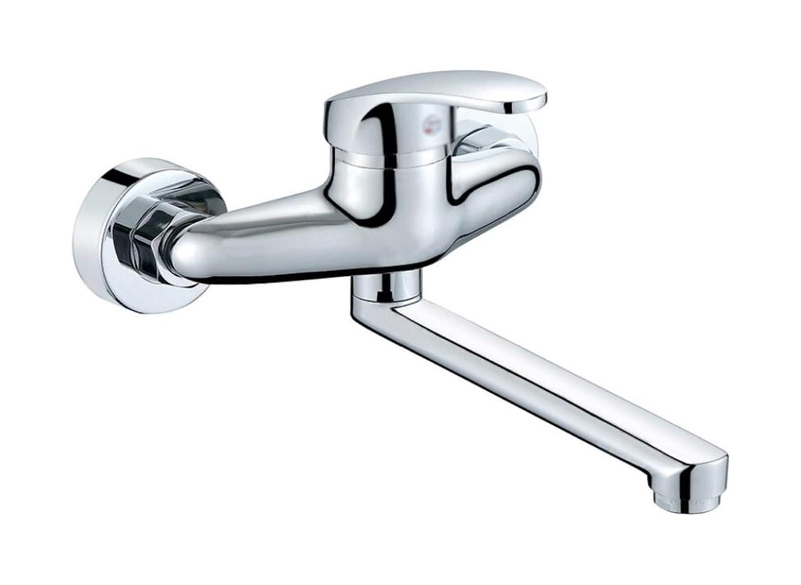 Eamrfvqt 20Cm Brass Chrome Wall Mount Kitchen Faucet