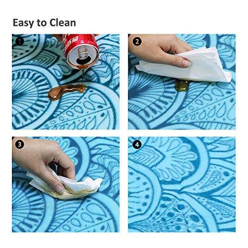 ZOMAKE Picnic Blanket Mat Waterproof Extra Large, Outdoor Blanket with Waterproof Backing for Family, Concerts, Beach, Park