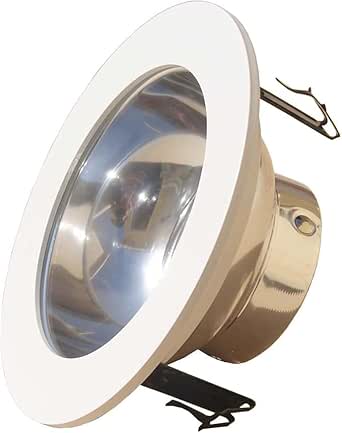 4 Inches Semi-Frosted Lens Shower Trim For Low Voltage Recessed Light Lighting Fit Halo Juno White - View #11