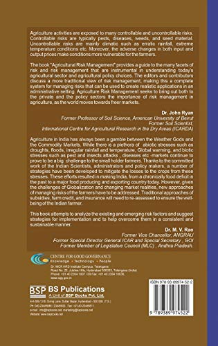 Agricultural Risk Management