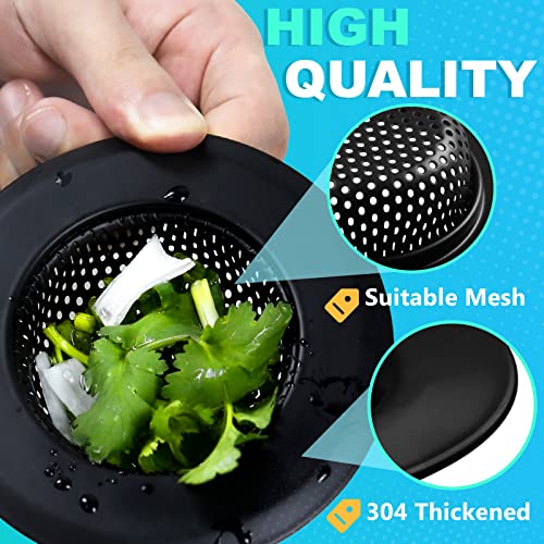 Colador para desagüe de cocina acero inoxidable 2 piezas miniatura 3