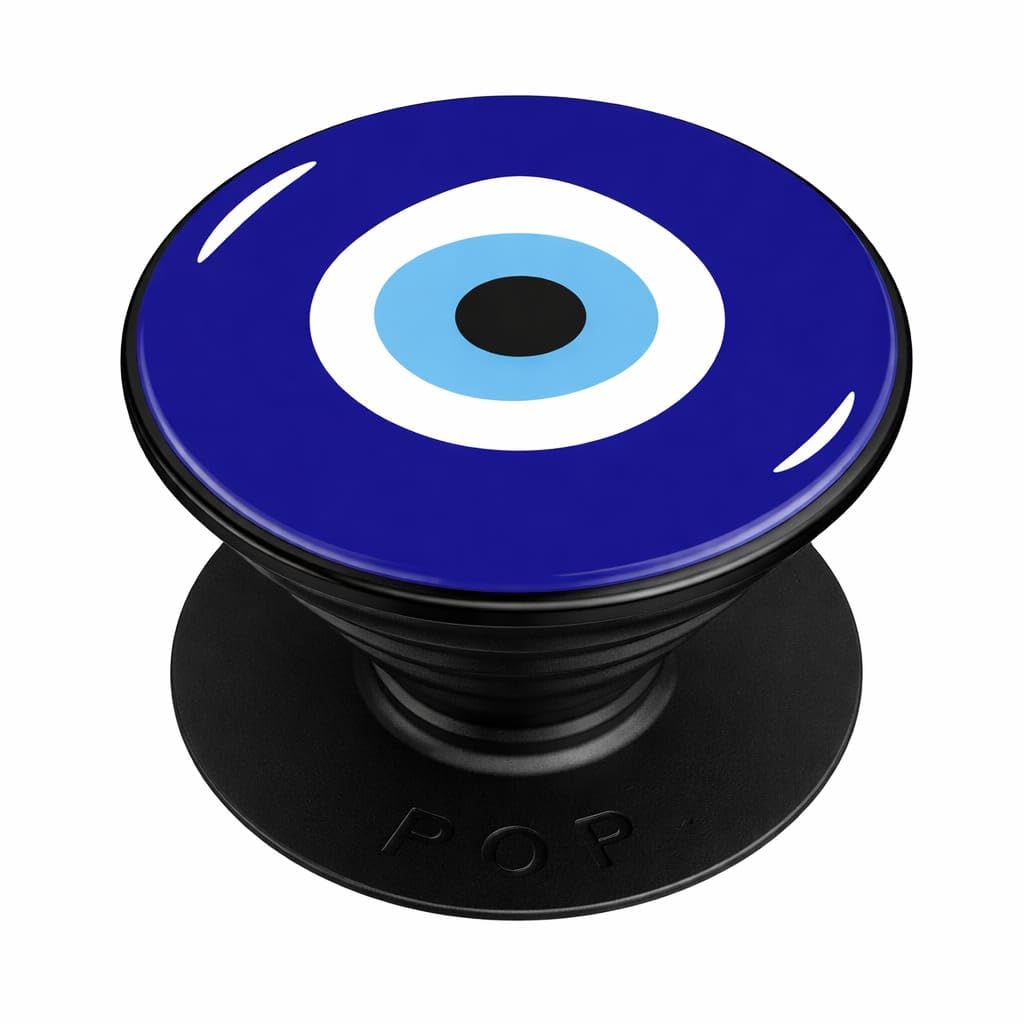 Religious Phone Holder – Anti-Slip Expandable Mobile Grip, Solid Scalable Base, Easy to Assemble & Disassemble, Universal Compatibility for All Smartphones and Tablets | 1PC (Evil Eye)-image-46
