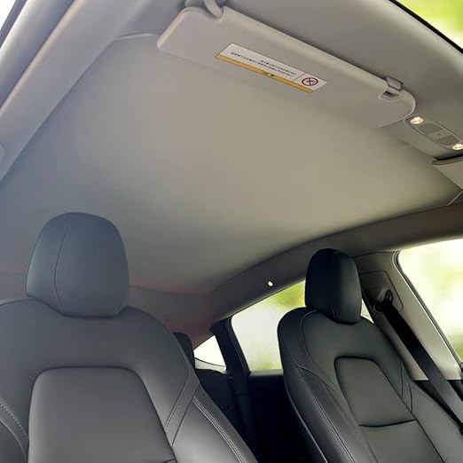 TESBEAUTY Tesla Model Y Roof Sunshade Sunroof Shade for Tesla Model Y Glass Roof Sun