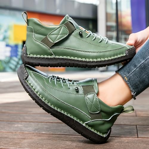 Casual Shoes for Women Business Casual Shoes Men Ankle Chukka Boots Slip On Mid Top Walking Driving Loafer Shoe Lightweight Outdoor Going Out Sneakers Fashion Athletic Shoe3