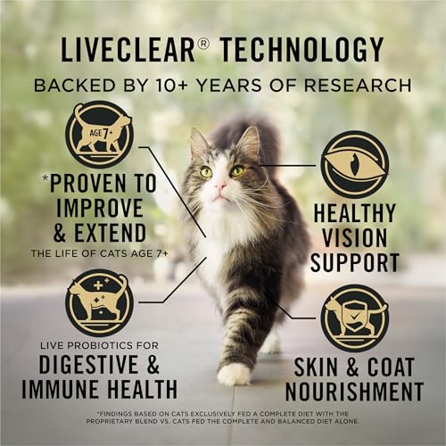 image for Purina Pro Plan LiveClear Senior Cat Food 7+ Cat Allergen Reducer Prim