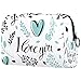 Grande trousse de maquillage multifonction avec inscription « I Love You »