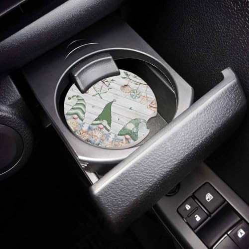 Juego de 2 posavasos para portavasos de auto miniatura 1
