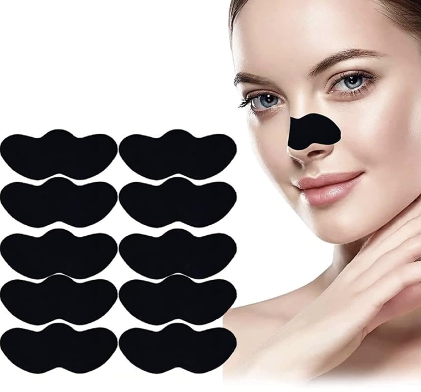 Bajajbeautyshop Nose Strips For Blackhead Whitehead Remover,Nose Pore Cleanser Strips,Deep Cleansing 10 PCS charcoal-image-46